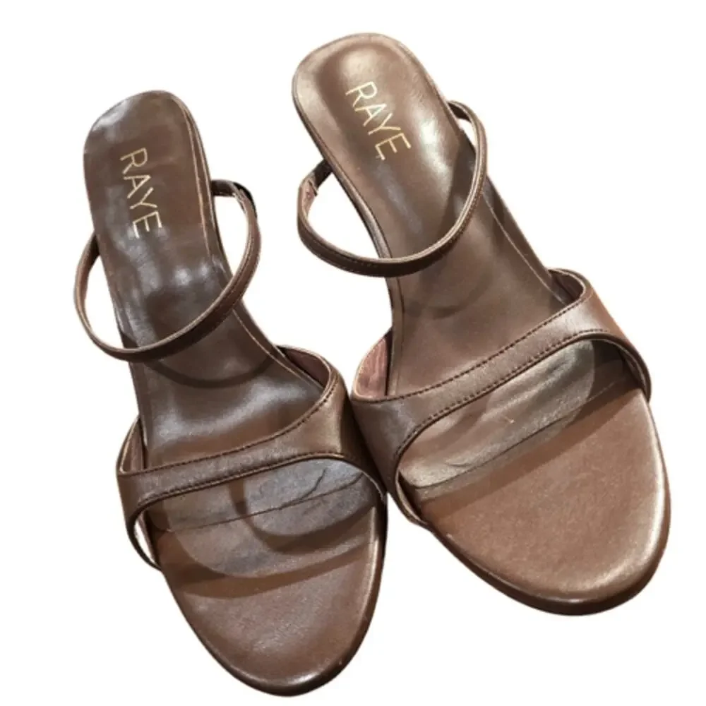 RAYE Cait Sandal in Chocolate Brown – EUC Size 7.5 - Picture 7 of 12